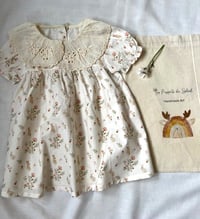 Image 2 of Baby Cotton Bunny Meadow Dress