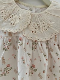 Image 3 of Baby Cotton Bunny Meadow Dress