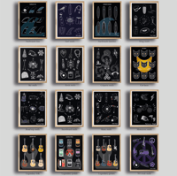 Affiches décoratives Stuffs Design 60 x 80cm encadrées