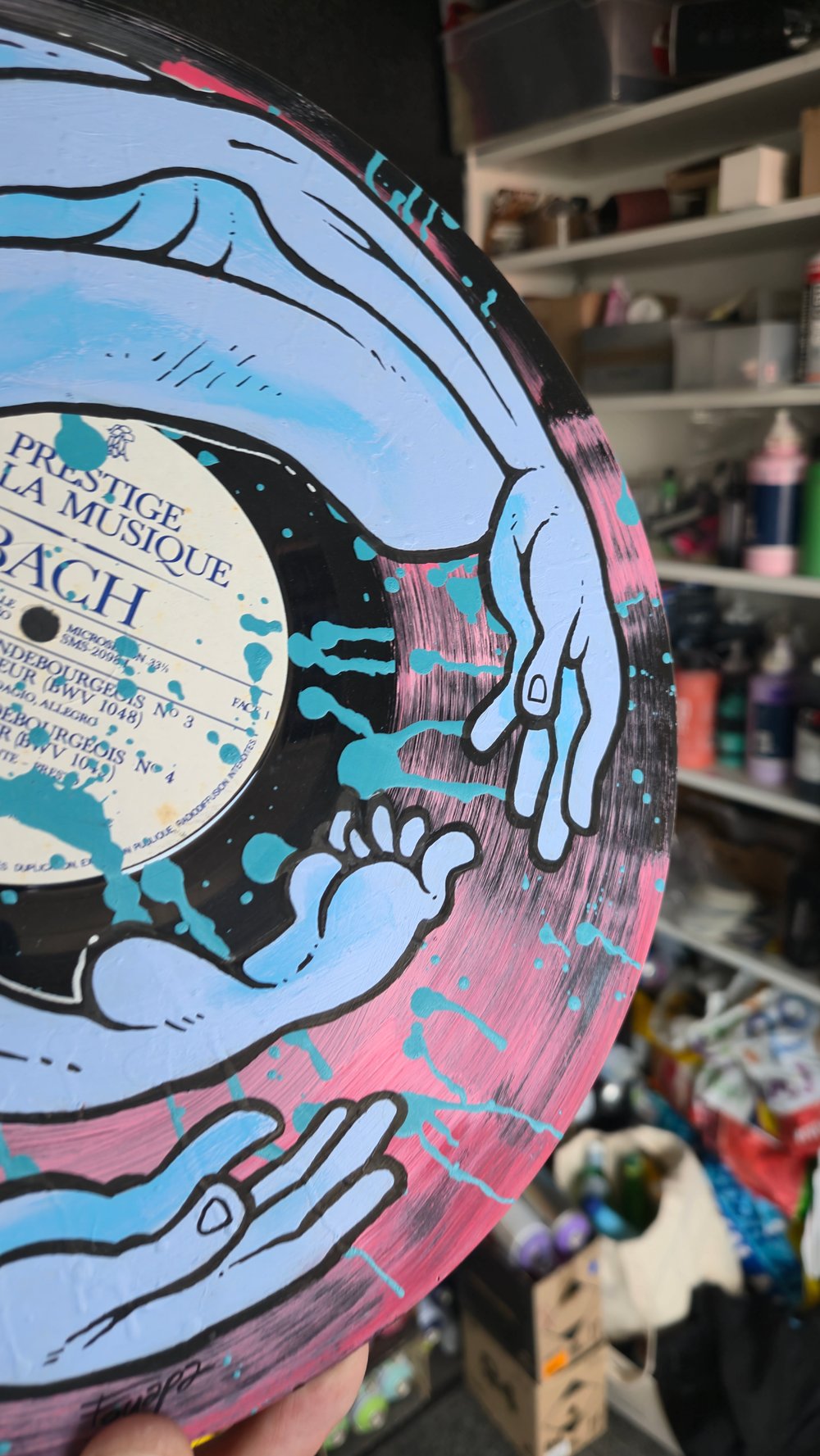 Vinyle custom : danse macabre 