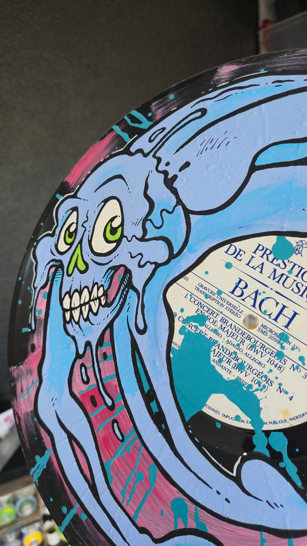 Vinyle custom : danse macabre