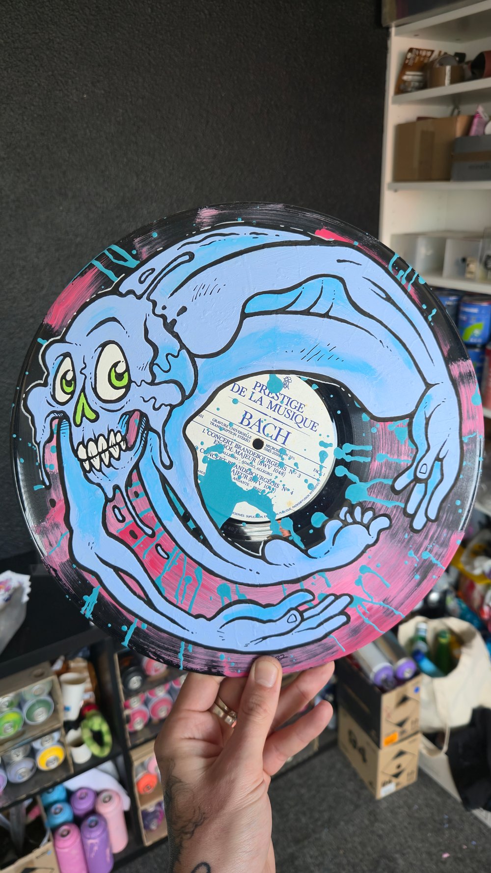 Vinyle custom : danse macabre