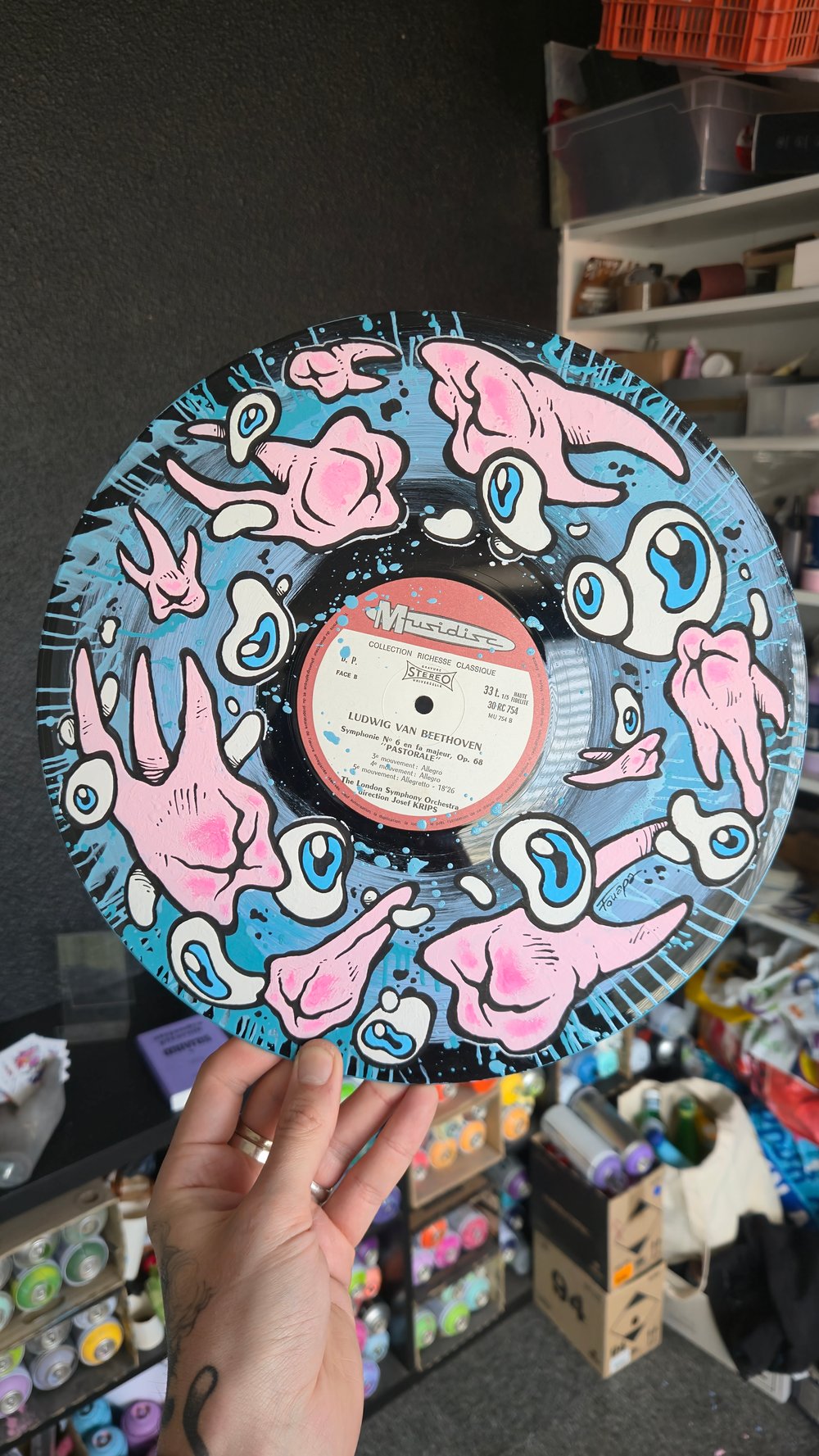 Vinyle custom : dent pour dent