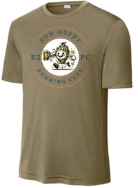 Image 1 of Run Hoppy Short Sleeve Performance Tee - large logo