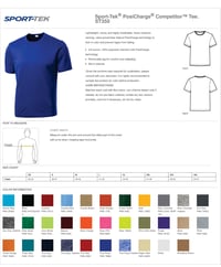 Image 2 of Run Hoppy Short Sleeve Performance Tee - large logo