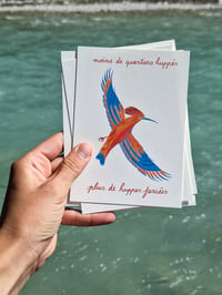 Image 3 of CARTES POSTALES OISEAUX - LOT DE 6