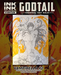 Image 1 of Original Art Published Cover: VAMPIRELLA #2 FANEXPO DALLAS 2025 EXCLUSIVE // Thikyo Godtail 