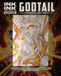 Image 1 of Original Art Published Cover: GWENPOOL #1 1:25 GODTAIL VARIANT// Thikyo Godtail 