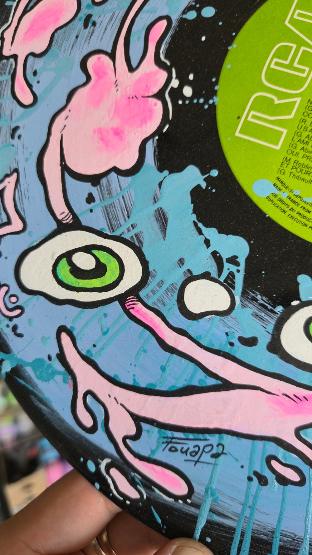 Vinyle custom : musique !