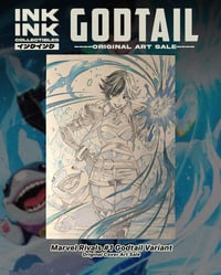 Image 1 of Original Art Published Cover: Marvel Rivals #1 Godtail Variant // Thikyo Godtail 