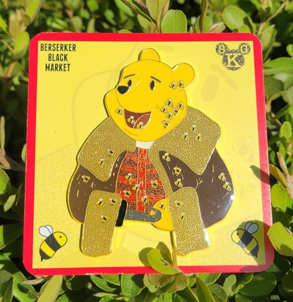 "Candy Pooh" (3" Enamel Pin)