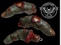 Image 1 of Severed Zombie Finger Keychain/Ornament 