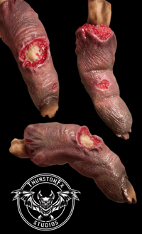 Image 2 of Severed Zombie Finger Keychain/Ornament 