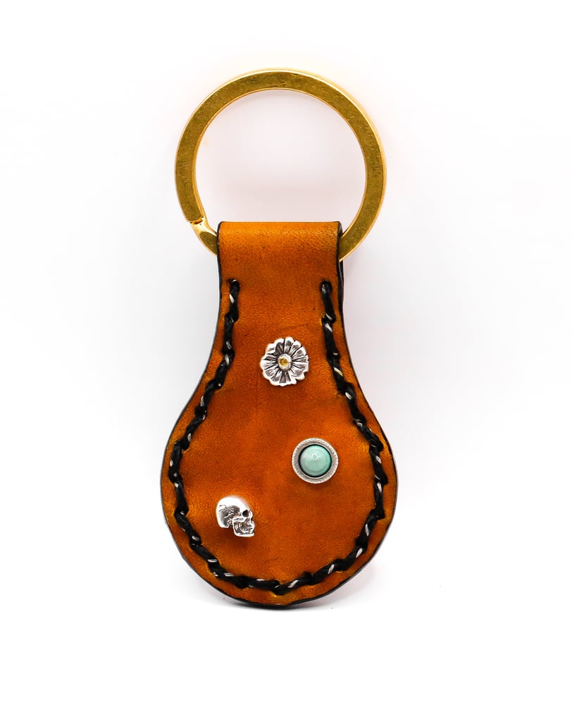 Image of Leather Keychain 