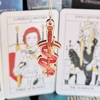 Image 1 of Cortana Shadowhunters [Necklace + Keychain + Bookmark & sticker]