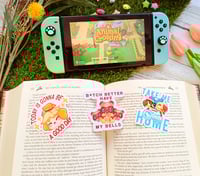 Image 2 of ACNH [Keychain + Bookmarks & Stickers]