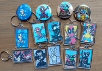 Badges and Keyrings!
