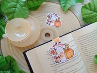 Image 1 of  Pumpkin spice latte [Bookmark & Sticker]