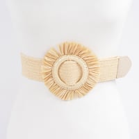 Image 2 of Raw Straw Belt 