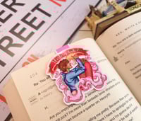 Image 1 of Red, white and royal blue  [Bookmark & Sticker]