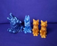 Image 1 of Resin wolves/dogs
