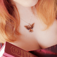Image 1 of Clockwork angel [Necklace + Keychain + Bookmark & sticker]