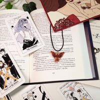 Image 2 of Clockwork angel [Necklace + Keychain + Bookmark & sticker]