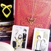 Image 3 of Clockwork angel [Necklace + Keychain + Bookmark & sticker]