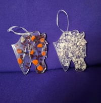 Image 3 of Hanging gemstone resin art