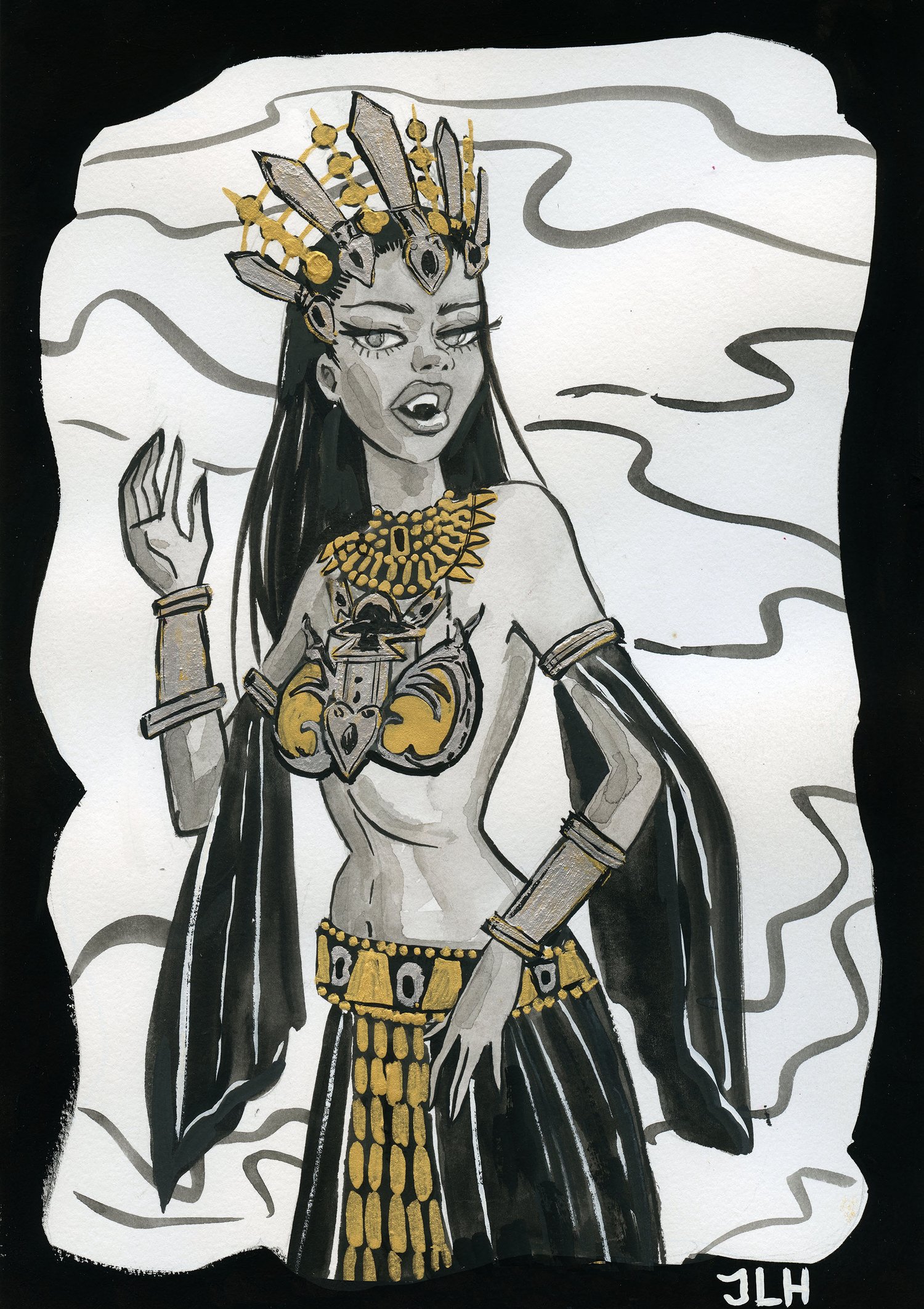 Queen of the Damned Akasha Print
