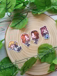 Image 2 of Black Pink [Pencilcase + Stickers & Bookmarks]