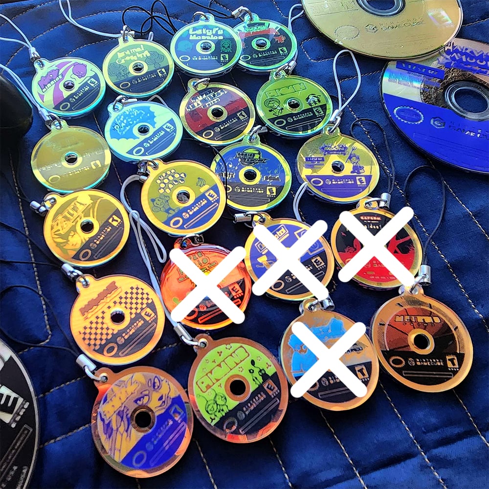 Gamecube Rainbow Charms/Pins PREORDERS