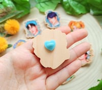 Image 4 of Stray kids & SKZOO [Wooden pin + stickers / Bookmarks]