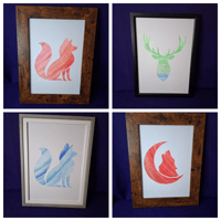 Image 1 of Watercolour paintings (large)