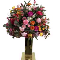 Spring colors  artificial flowers Centerpiece