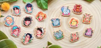 Image 10 of Stray kids & SKZOO [Wooden pin + stickers / Bookmarks]