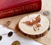 Image 6 of Clockwork angel [Necklace + Keychain + Bookmark & sticker]