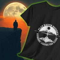 Flat Earth Society T-Shirt – Funny Conspiracy Theory Tee, Earth Day Gift, Unisex Graphic Shirt