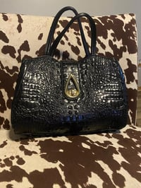 Image 1 of Faux Leather Crocodile Handbags (Used)