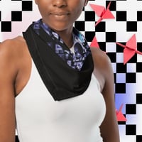 Image 2 of „Fuzzy Reality “ MyArt All-over print bandana