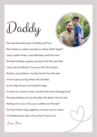 Image 6 of Personalised rhyme for Dad