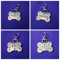Image 1 of Bone shaped collar tags (small)