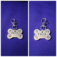 Image 2 of Bone shaped collar tags (small)