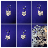 Image 5 of Fox head keyrings
