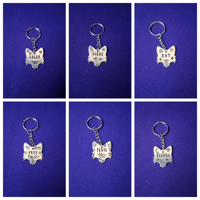 Image 4 of Fox head keyrings