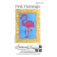 Image 1 of PINK FLAMINGO Wall Quilt Pattern 39" x 54" by Southwind Designs