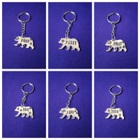 Image 1 of Bear-shaped keyrings