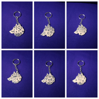 Image 1 of Wolf keyrings
