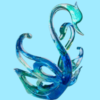 Image 1 of Handcrafted Swans