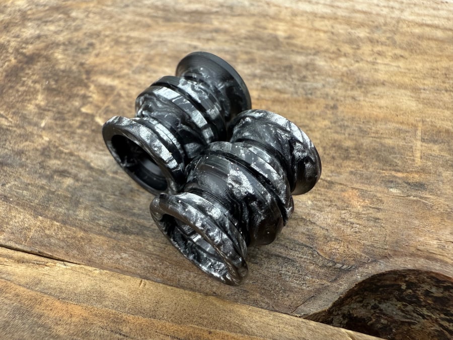 Image of *1 PER PERSON* Large Black and Silver #2